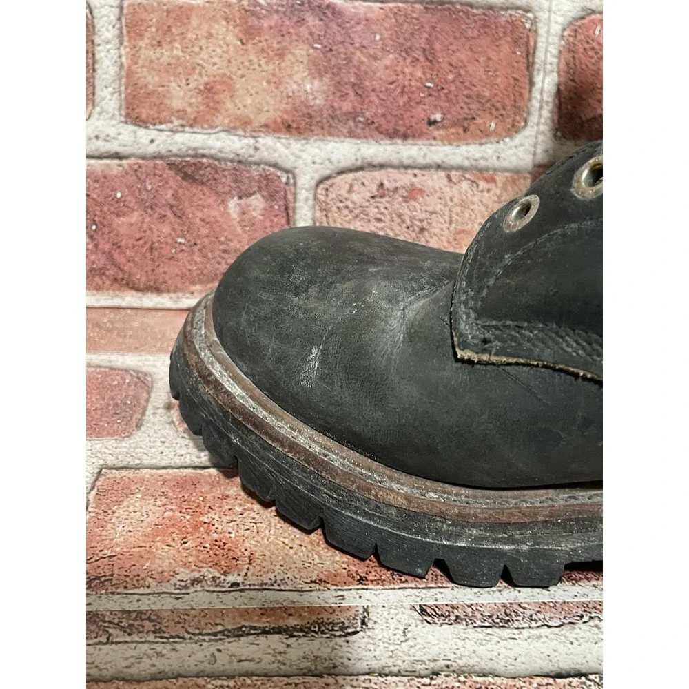 Red Wing 699 Wildland Fire Fighter Logger Black Leather Boots Men's Size 8.5C
